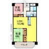 フィオーレ・アダチ 2LDKの間取り