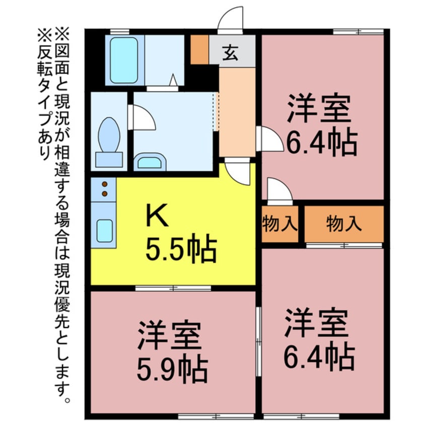 間取図 グリーンステージ東山