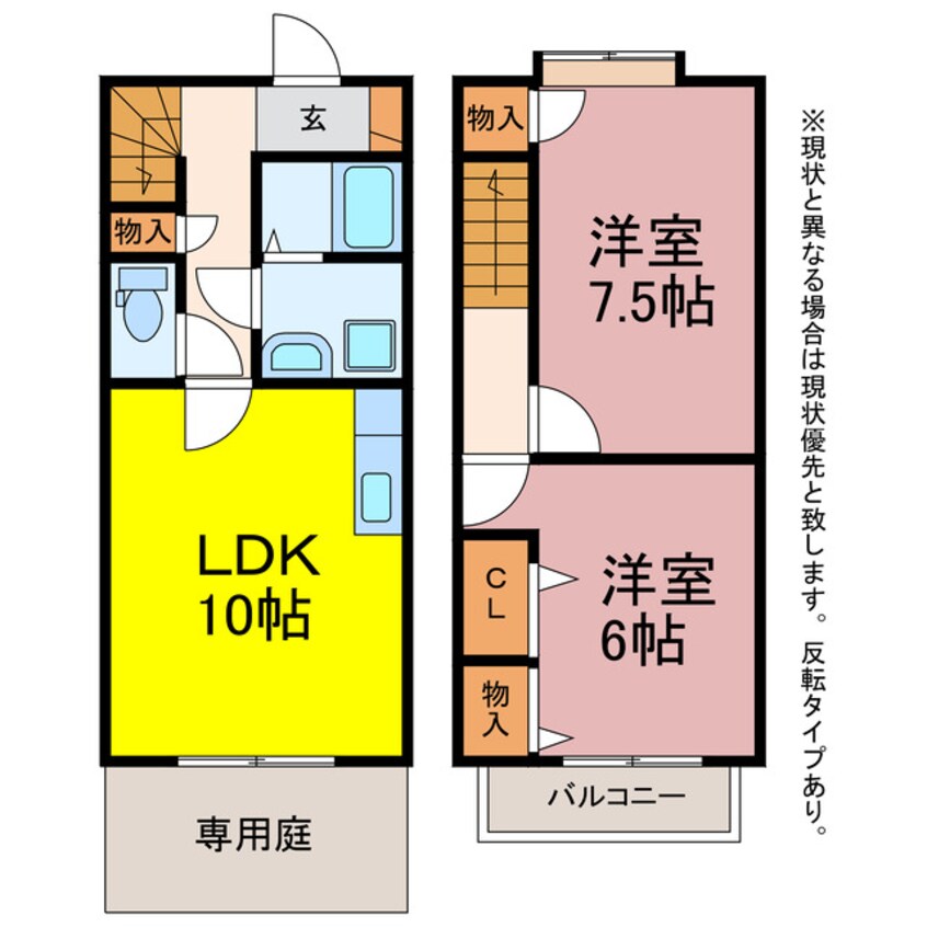 間取図 カーサすぎうら