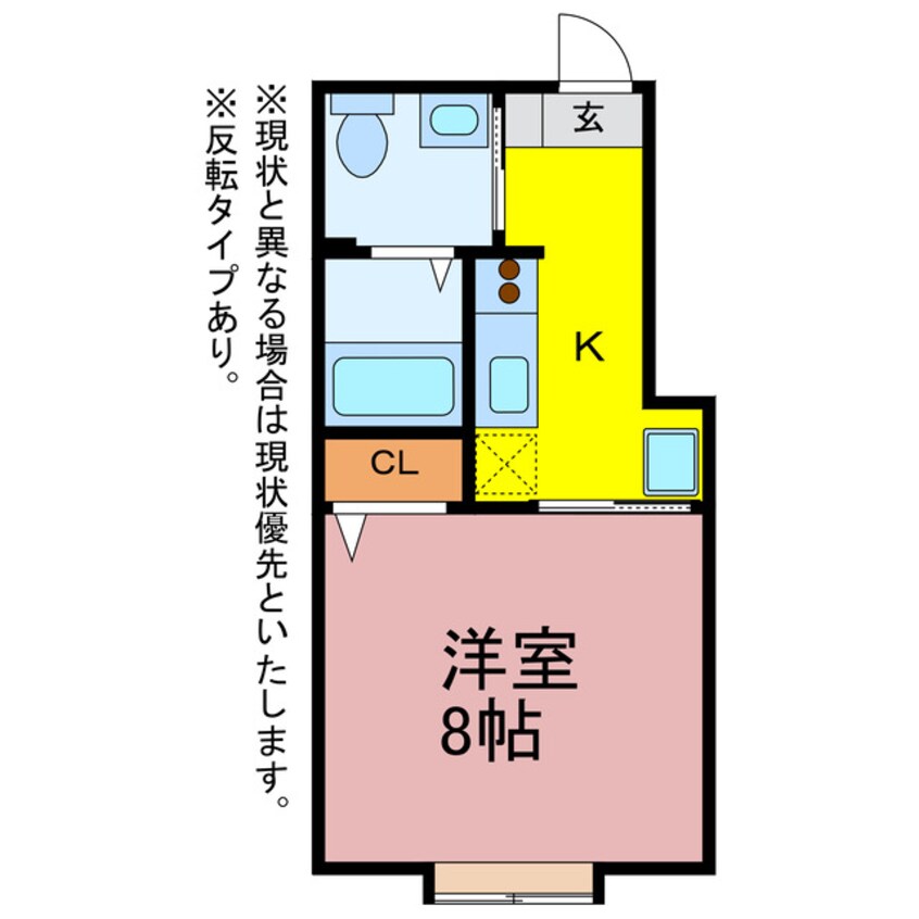 間取図 ミューズイン花中　Ａ・Ｂ棟