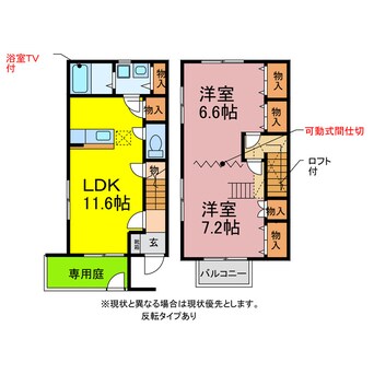 間取図 フリューゲル