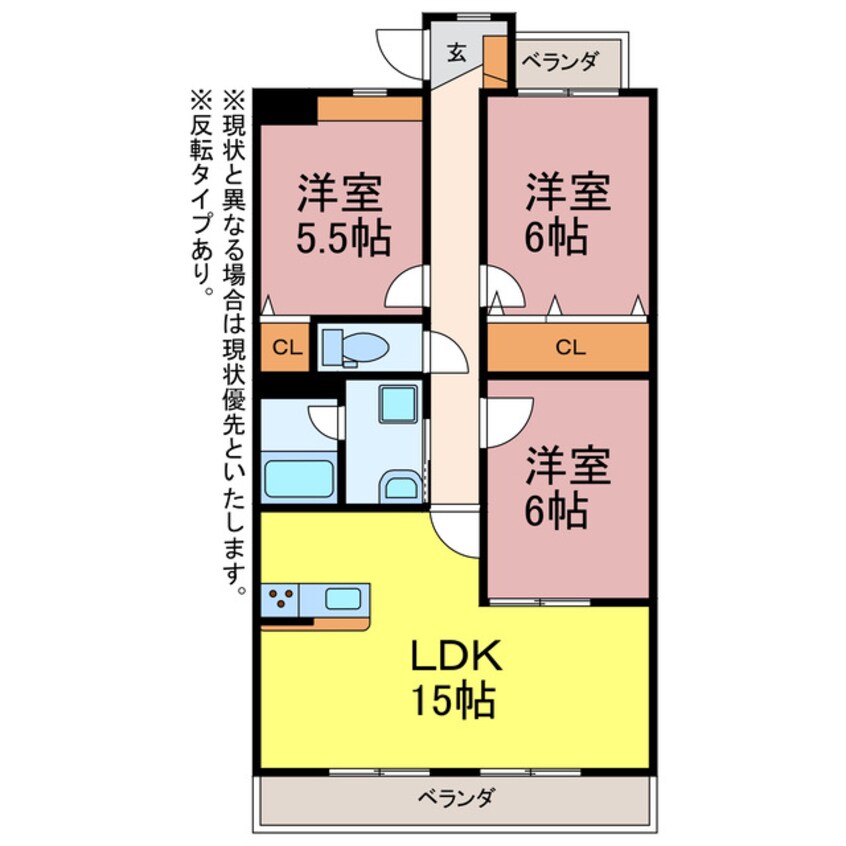 間取図 クオリティタウン上野　参番館