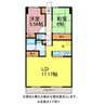 ネットシティー潮崎 2LDKの間取り