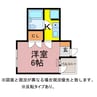 リード豊橋Ⅱ 1Kの間取り