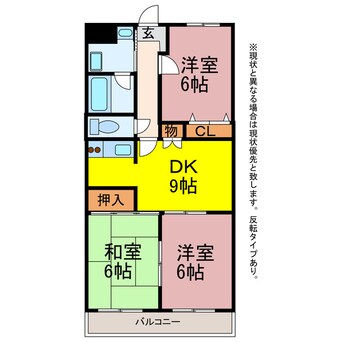 間取図 プレッソ吉田