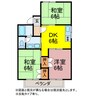 サンハイツ黒下 3DKの間取り