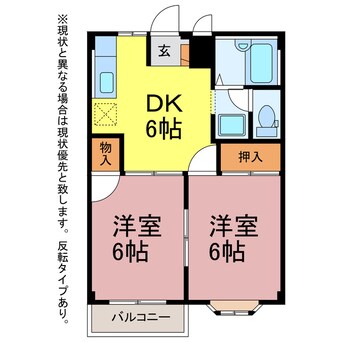 間取図 エルデイムわしかわ