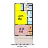 アルカサールミオ 1LDKの間取り