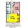 アネシスサイトウ 1LDKの間取り
