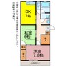 朝日マンション 2DKの間取り