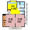 ウイングコートハイネス大石 2DKの間取り