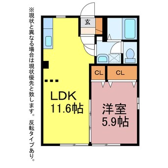 間取図 コーポシャイニング