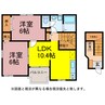 レジデンスTAHARA 2LDKの間取り