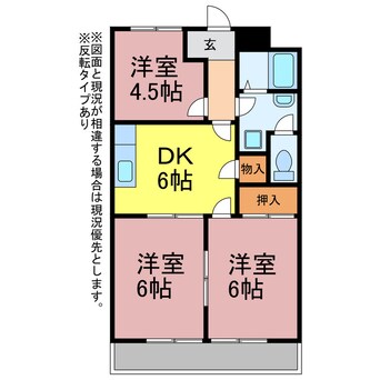 間取図 ハイコーポサードタウン