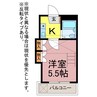 レオパレス東田第一 1Kの間取り