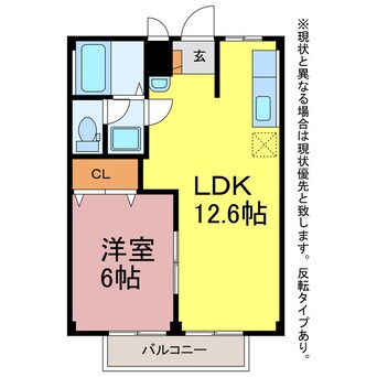 間取図 シティハイツ巴