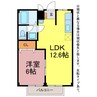 シティハイツ巴 1LDKの間取り
