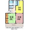 ファインステージ 2DKの間取り