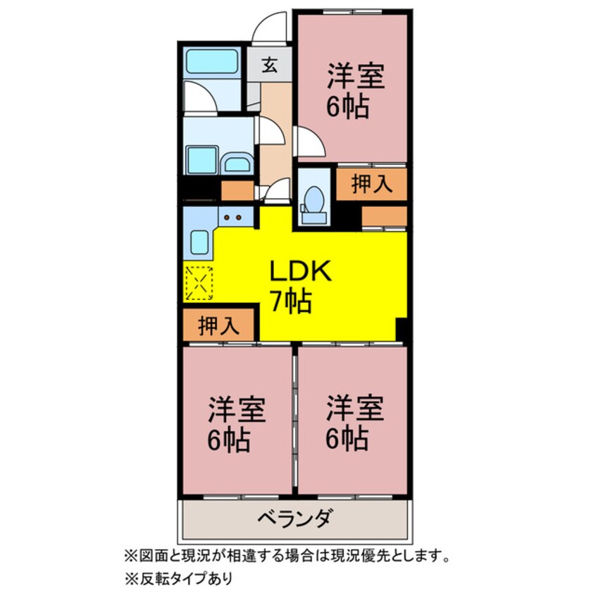間取図 メゾン東脇
