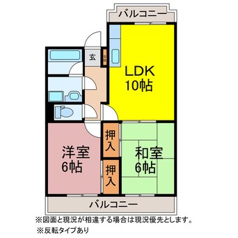 間取図 三本木エクセル