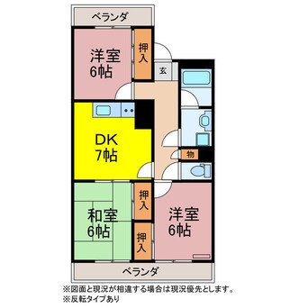 間取図 三本木エクセル