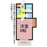 コーポラスセレクション 1Kの間取り