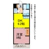 メゾンＫ 1DKの間取り
