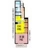 エトワール飯村 1DKの間取り