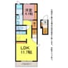 希琳館 1LDKの間取り