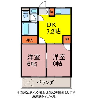 間取図 トーシンハイツ向山