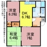 ディアコート本興寺A・B・C 3DKの間取り