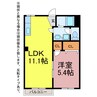 ローズハイツ 1LDKの間取り