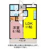 グランジール 1LDKの間取り