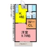 VILLA中島 1Kの間取り