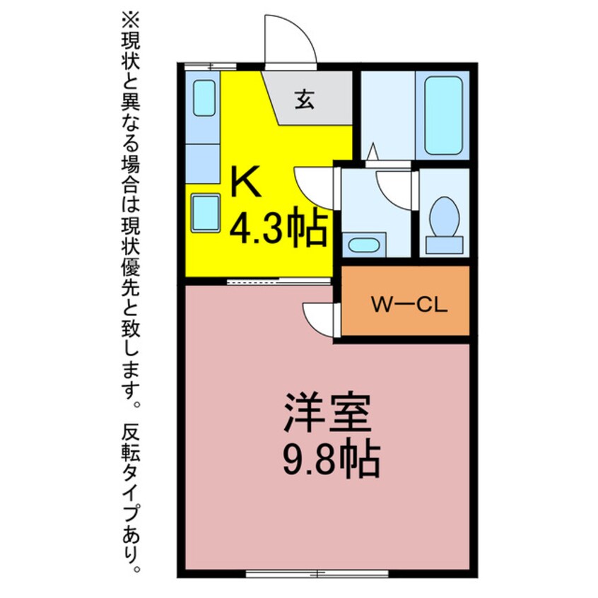 間取図 VILLA中島