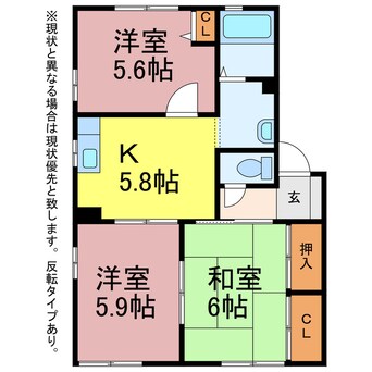 間取図 パストラルBELL