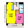フォレスト（田原） 1LDKの間取り