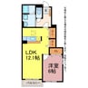 セントレア二川A・B 1LDKの間取り