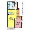 セントレア二川A・B 1LDKの間取り