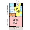 ＴＯＷＮＹ　ＡＫＥＢＯＮＯ 1Kの間取り