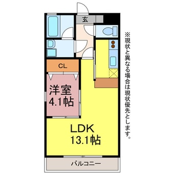 間取図 アネシス駅西