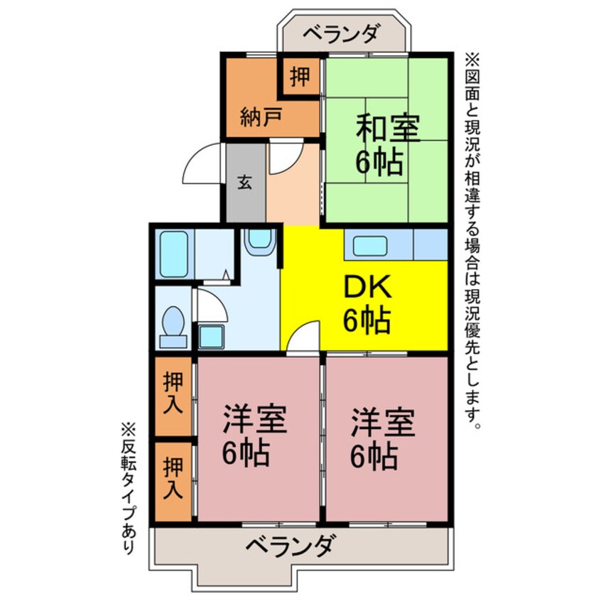 間取図 グリーンハイツしばた