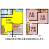 ガーデンコート　ムーラン 3LDKの間取り