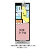 エルヴェ東小向Ⅱ 1Kの間取り