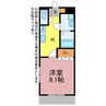 エルヴェ東小向Ⅱ 1Kの間取り
