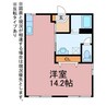 タウニィ神ノ輪Ｃ・Ｄ 1Rの間取り