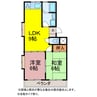 ボナールⅡ 2LDKの間取り