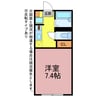 アーバンフラット藤沢 1Kの間取り