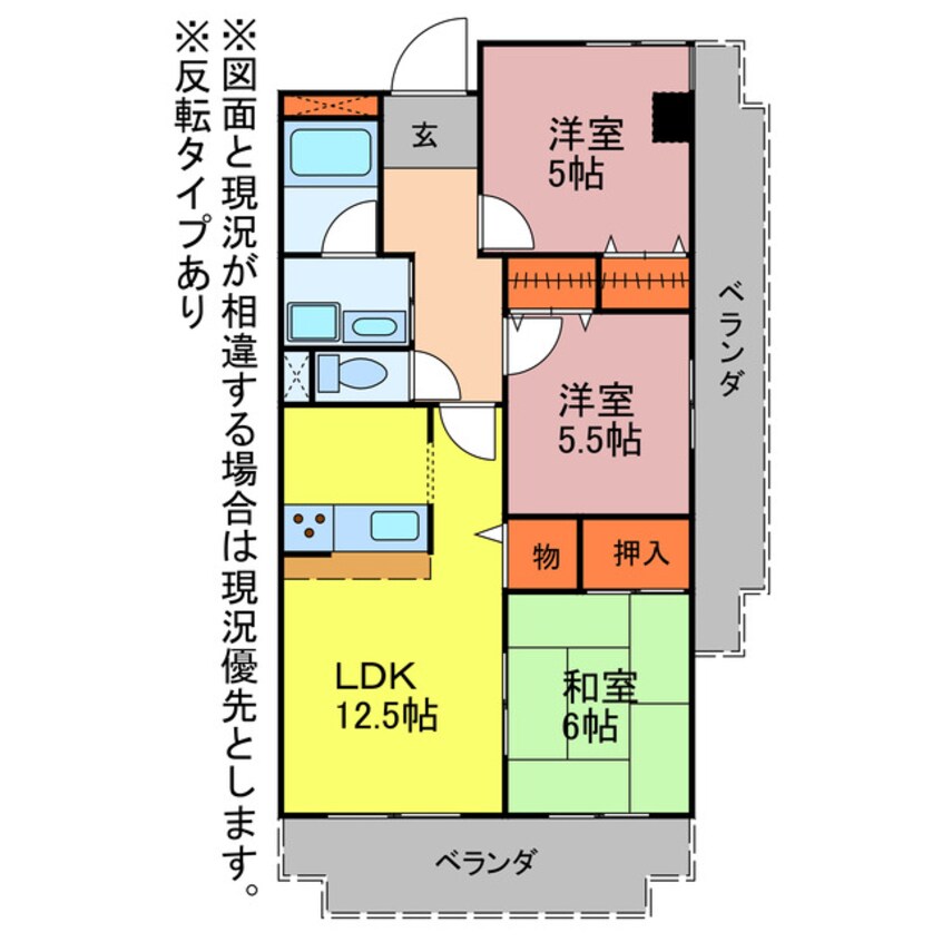 間取図 レジデンス円六