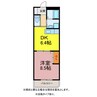 アベニールＫ 1DKの間取り